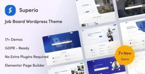 Superio – Job Board WordPress Theme 1.3.29