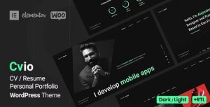 Cvio Theme – Personal Portfolio WordPress Theme 3.3.5