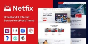 Netfix Theme – Broadband & Internet Services WordPress Theme + RTL 2.0.1