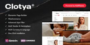 Clotya Theme – Fashion Store eCommerce Theme 1.4.3
