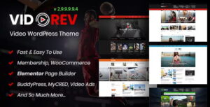 VidoRev Theme – Video WordPress Theme 2.9.9.9.9.9.7