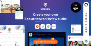 SocialV Theme – Social Network and Community BuddyPress Theme 2.1.2