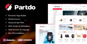 Partdo Theme – Auto Parts and Tools Shop WooCommerce Theme 1.3.8