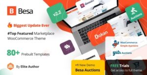 Besa Theme – Elementor Marketplace WooCommerce Theme 2.3.12
