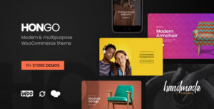 Hongo Theme – Modern & Multipurpose WooCommerce WordPress Theme 3.8