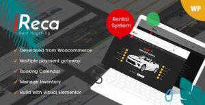 Ireca Theme – Car Rental Boat, Bike, Vehicle, Calendar WordPress Theme 1.8.4