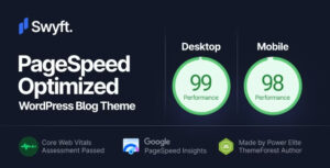 Swyft Theme – PageSpeed Optimized WordPress Blog Theme 1.0.6